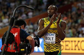Король спринта Усейн Болт выиграл золото чемпионата мира на 100-метровке