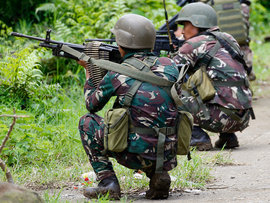 Марави, боевики, Филиппины, армия