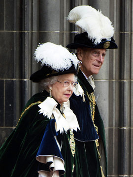 Елизавета II, принц Филипп