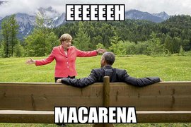 "Танцы" Ангелы Меркель на саммите "Большой семёрки" покорили интернет и стали основой для множества "фотожаб"