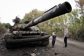 война, Украина, Донецк, танк