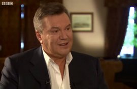 Янукович в своем интервью признал Крым российским, проклял Майдан и поблагодарил Путина