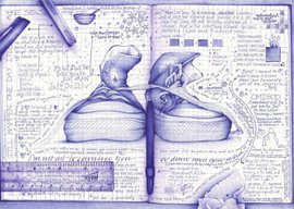 Рисунки на полях записей расскажут о парне