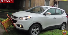 В Москве угонщика ловили со стрельбой. ВИДЕО