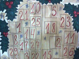 адвент календарь, праздники, семья