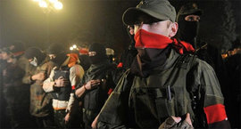 'Правый сектор' устроил митинг у ЦИК Украины