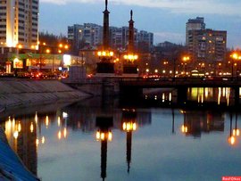 ночной Донецк