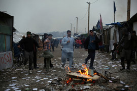 мигранты, Кале