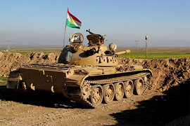 курды, танк