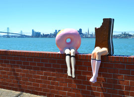 пончик, шоколад, десерт