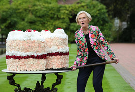 торт, цветы