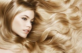 блестящие волосы