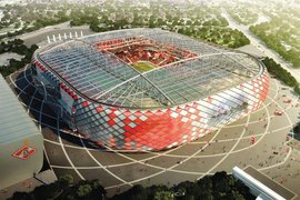 Гигантский гладиатор будет "охранять" новый стадион "Спартака"