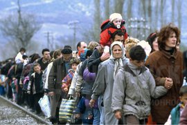 беженцы, люди