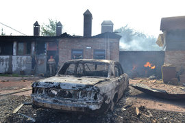 Подорванная машина