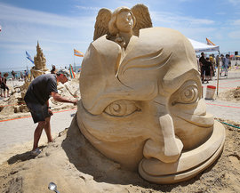 песочная скульптура