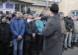 Украина, призывники