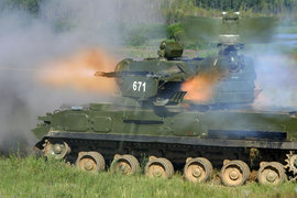 Зенитный ракетно-пушечный комплекс ''Тунгуска''