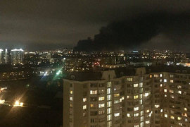 Пожар на тушинском машиностроительном заводе потушен 