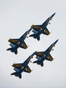 Пилотажная группа ''Голубые ангелы''