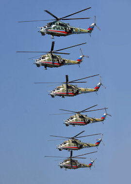 Вертолетная пилотажная группа "Беркуты"