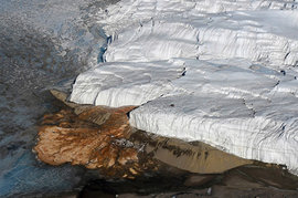 Антарктида, кровавый водопад