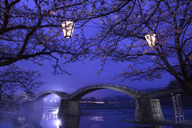 мост Кинтай, Ивакуни, Япония