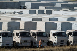 "Гуманные" бомбы на мирный конвой