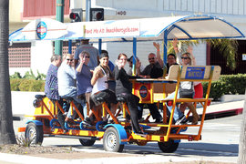 Beach Barcycle, Калифорния, пляж