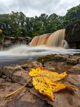 Северная Англия, природа, водопад