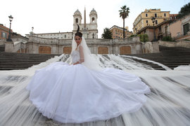 Свадебное платье, дизайнер Джанни Моларо