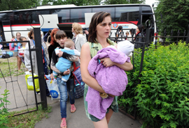 беженцы с Украины