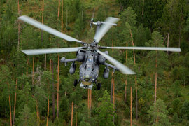 В Рязанской области сгорел вертолет "Ночной охотник", судьба пилотов уточняется 