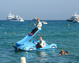 группа Jedward, пляж, море