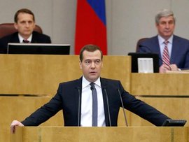 Премьер-министр России Дмитрий Медведев во время своего отчета в Госдуме заявил, что ситуация в экономике страны могла быть куда хуже нынешней