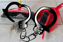 уборка, щетка