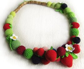 #вязаные #бусы #крючком