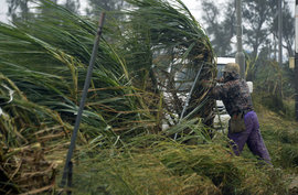 остров Кюсю, тайфун