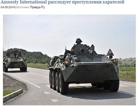 Amnesty International расследует преступления карателей