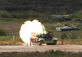 "Танковый биатлон", Алабино