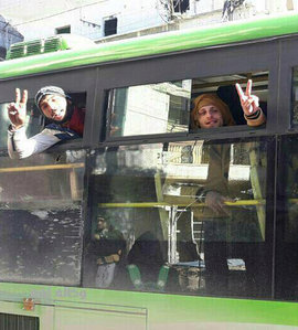 боевики, эвакуация, Алеппо