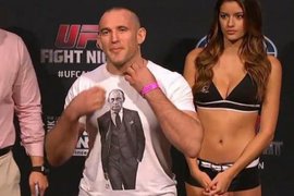 Надевший майку с Путиным украинец забил американца на ринге