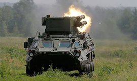 БТР с пулемётом