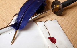 перо, шпага, письмо