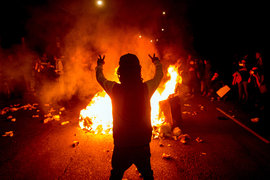 Майкл Браун, Фергюсон, США, протест, полиция, беспорядки