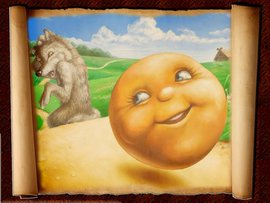 Уральские дети переделали сказку про Колобка в спектакль-проповедь: в их версии главный герой стал духовным наставником для остальных жителей леса и привел их в "настоящий" храм