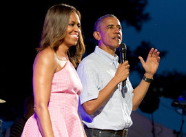 Барак и Мишель Обама