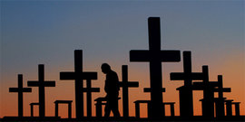 Под Волгоградом открыто кладбище румынских военных, погибших в Сталинградской битве