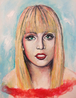 портрет Леди Гага