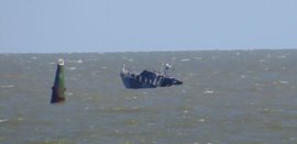 У побережья Мариуполя прямо на глазах отдыхающих взорвался пограничный катер